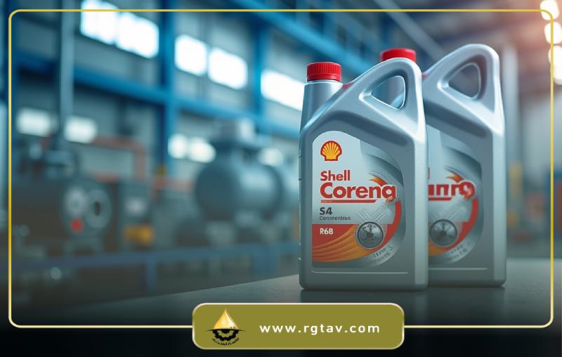 ویژگی‌های برجسته روغن کمپرسور شل Corena S4 R68(روغن صنعتی در کف زمین محیط صنعتی)